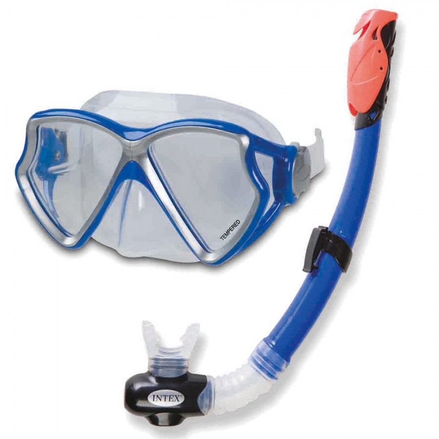 ΣΕΤ Μάσκα και Αναπνευστήρας Silicone Aviator Pro INTEX 55960 Μάσκες - Βατραχοπέδιλα
