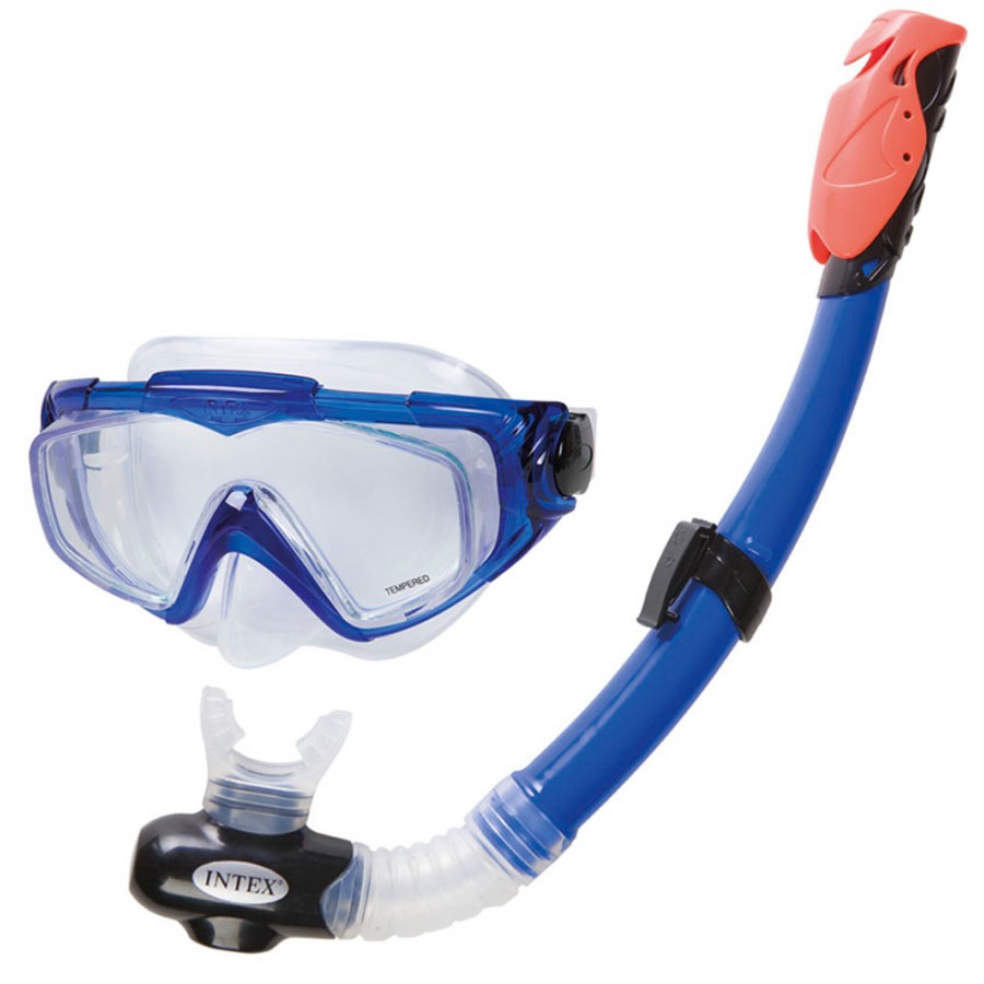 ΣΕΤ Μάσκα και Αναπνευστήρα Silicone Aqua Pro INTEX 55962 Μάσκες - Βατραχοπέδιλα
