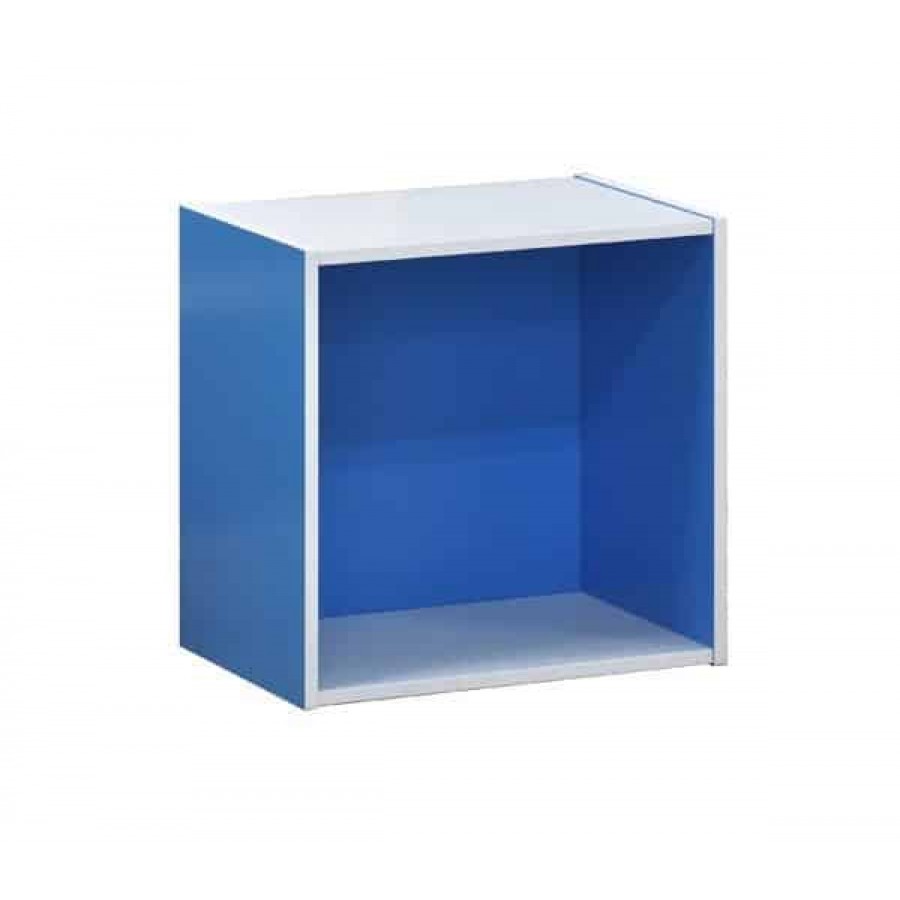 DECON Cube Kουτί Απόχρωση Μπλε 40x29x40cm Woodwell Ε828,2 Επιπλά Παιδικά - Βρεφικά
