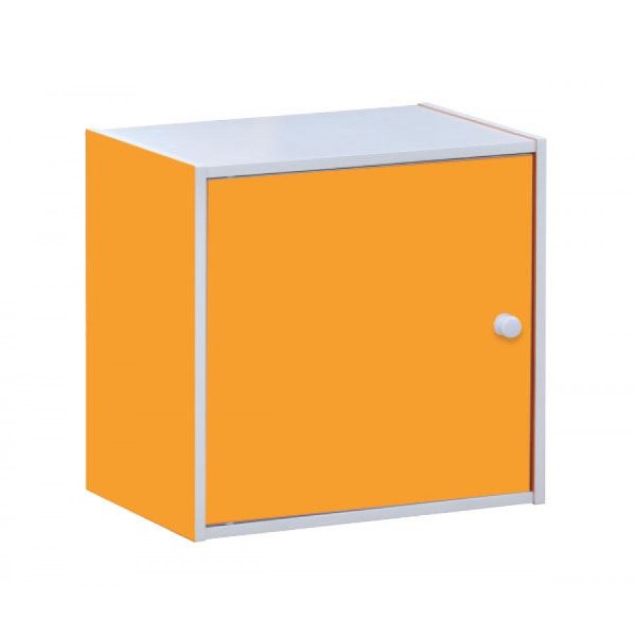 DECON Cube Ντουλάπι Απόχρωση Πορτοκαλί 40x29x40cm Woodwell Ε829,4 Επιπλά Παιδικά - Βρεφικά