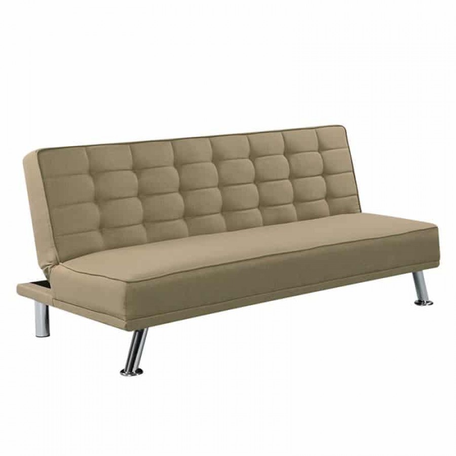 EUROPA Καναπές - Κρεβάτι Σαλονιού Καθιστικού, Ύφασμα Μπεζ 176x82x80cm Bed:176x102x40cm Woodwell Ε9689,2 Καναπέδες