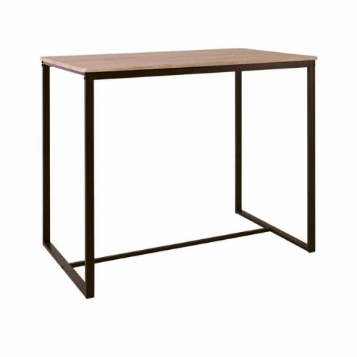 HENRY Τραπέζι BAR Μέταλλο Βαφή Σκούρο Καφέ - Sonoma 100x60x86cm Woodwell ΕΜ9795,1Τ