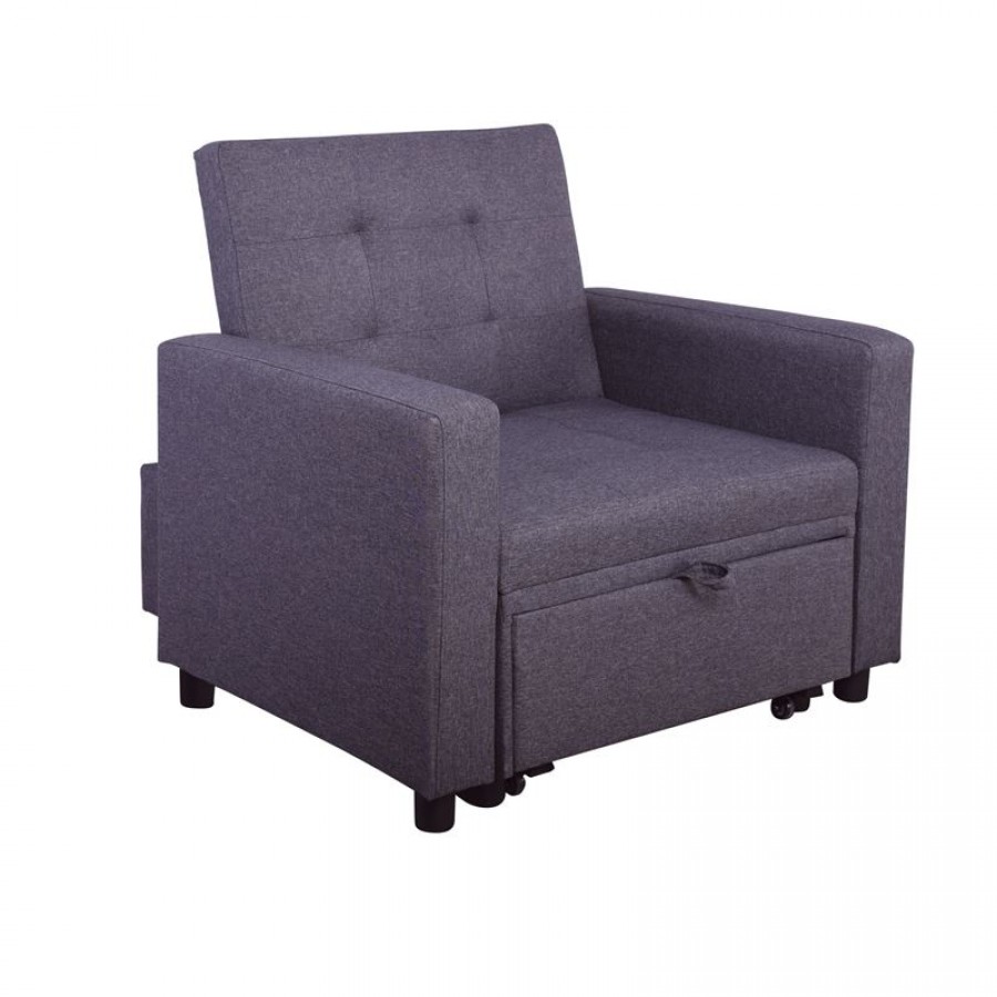 IMOLA Πολυθρόνα - Κρεβάτι Σαλονιού - Καθιστικού, Ύφασμα Μελιτζανί 100x102x92 (Κρεβ.75x180x44) cm Woodwell Ε9921,16 Πολυθρόνες