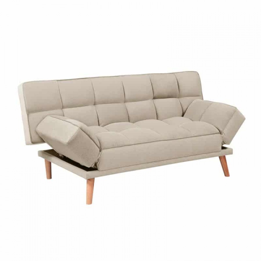JAY Καναπές - Κρεβάτι Σαλονιού - Καθιστικού, Ύφασμα Μπεζ 179x90x87cm Bed:179x110x48cm Woodwell Ε9923,5 Καναπέδες