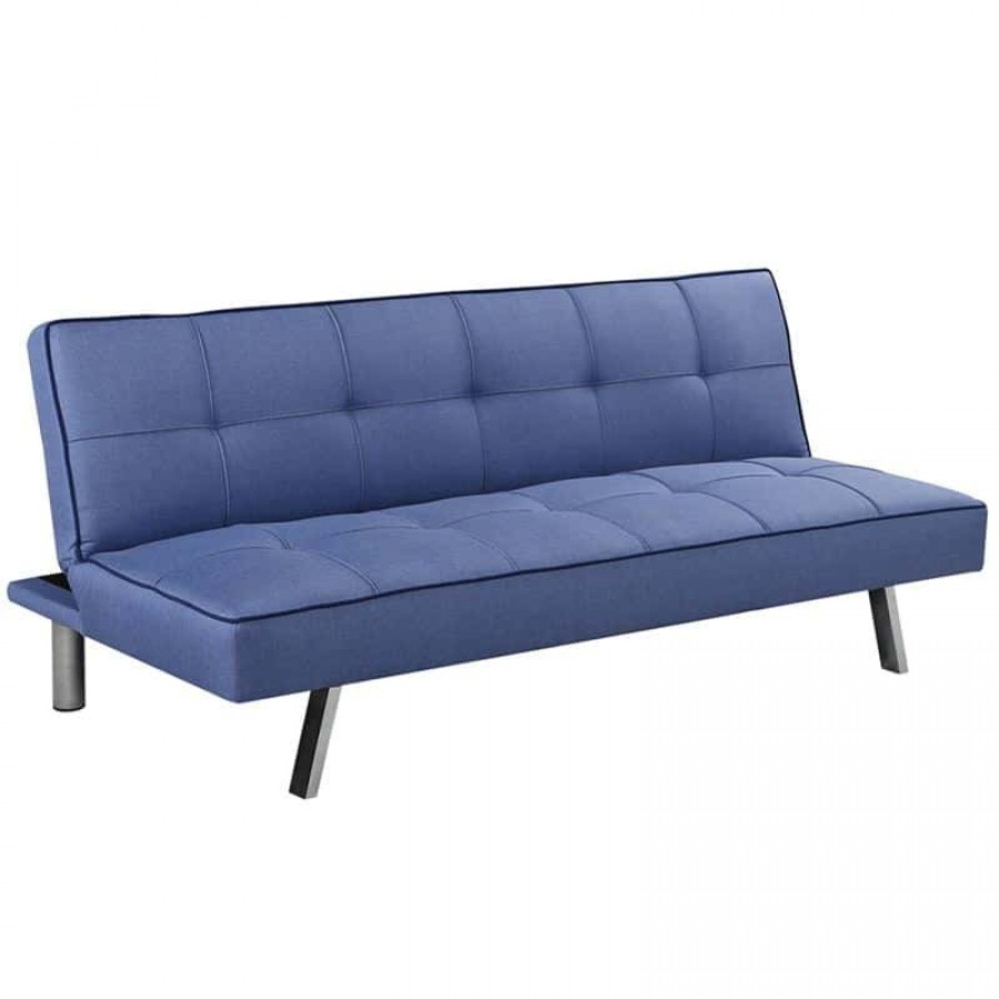 KAPPA Καναπές - Κρεβάτι Σαλονιού - Καθιστικού, Ύφασμα Μπλε 175x83x74cm Bed:175x97x38cm Woodwell Ε9682,3 Καναπέδες
