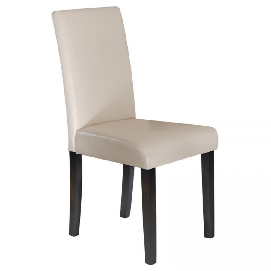 MALEVA-L Καρέκλα PU Ivory - Wenge 42x56x93cm Woodwell Ε7207,1 Καρέκλες