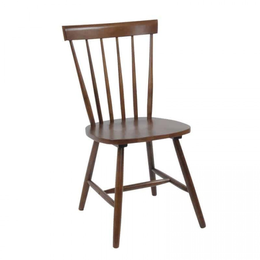 SALOON Καρέκλα Καρυδί 49x54x89cm Woodwell Ε7054 Καρέκλες