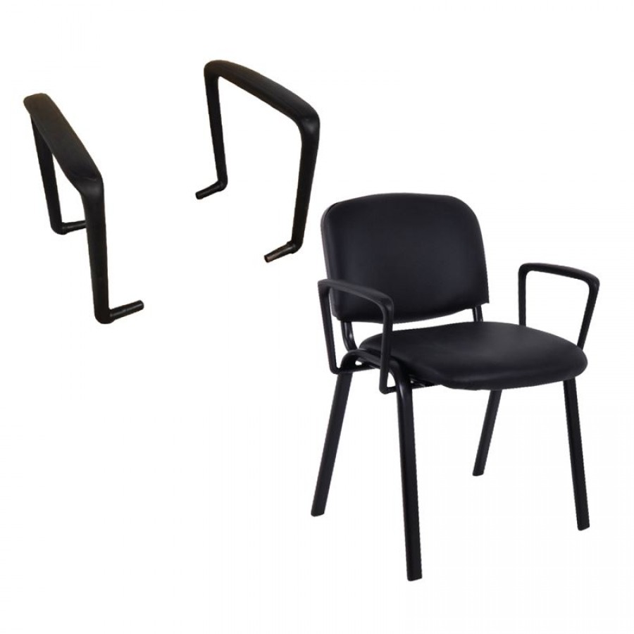 SIGMA Μπράτσα Ζευγάρι Μαύρα Για καρέκλα SIGMA Woodwell ΕΟ550,Μ Πολυθρόνες Γραφείου