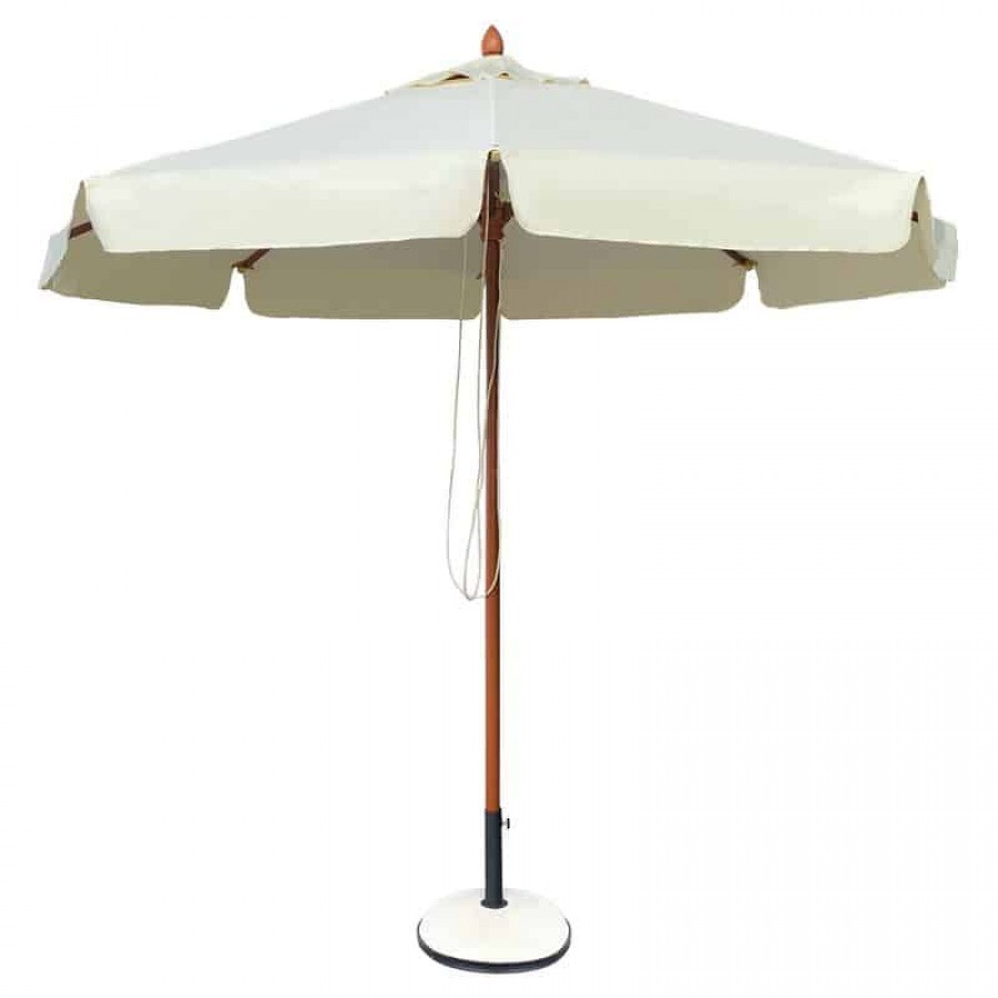SOLEIL ομπρέλα Ξύλο Kempass Φ300cm Woodwell Ε911 Ομπρέλες Κήπου