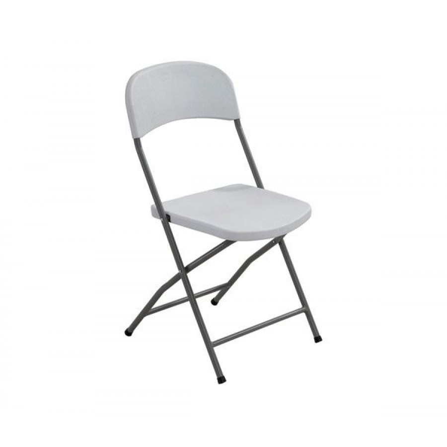 STREAMY Καρέκλα Πτυσσόμενη PP Άσπρο 45x48x83cm Woodwell Ε501 Καθίσματα