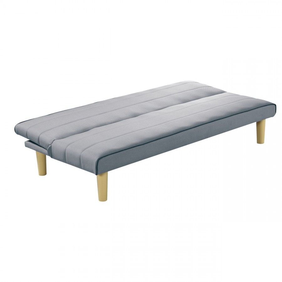 BIZ Καναπές - Κρεβάτι Σαλονιού Καθιστικού - Ύφασμα Ανοιχτό Γκρι