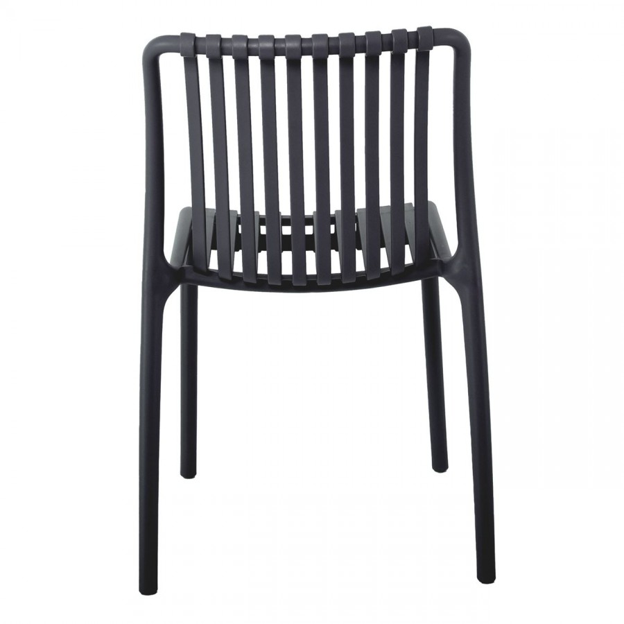 MODA Καρέκλα Στοιβαζόμενη PP - UV Ανθρακί